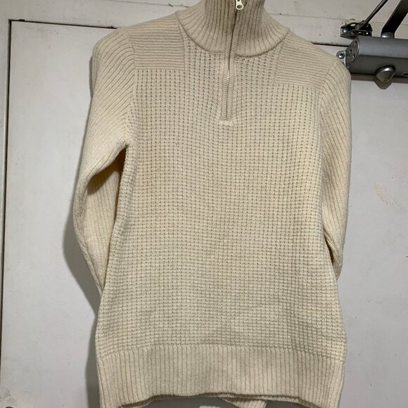 NEW HH HALF ZIPPER TURTLENECK KNITTED WOOL SWEATERS SIZE M - Picture 2 of 14